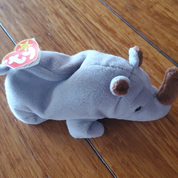 "SPIKE" the beanie Baby rhino - Picture 5 of 7
